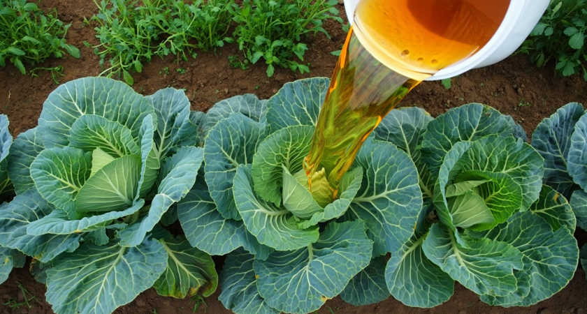 Конец июля, а капуста толком не завязала кочан? Вот что я делаю, чтобы в конце августа кочаны весили +10 килограммов