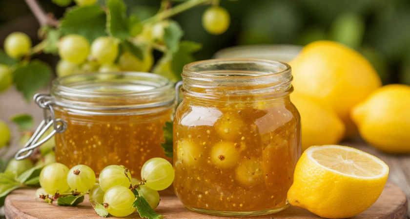 Вкусно, за уши не оттащишь: теперь каждое лето готовлю варенье из крыжовника с лимоном