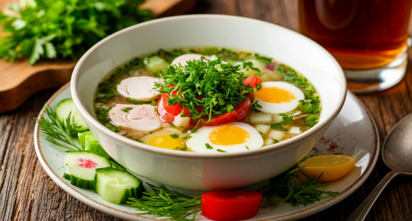 Идеальная окрошка от свекрови: такой вкусной не ела - и так все говорят - дело в заправке