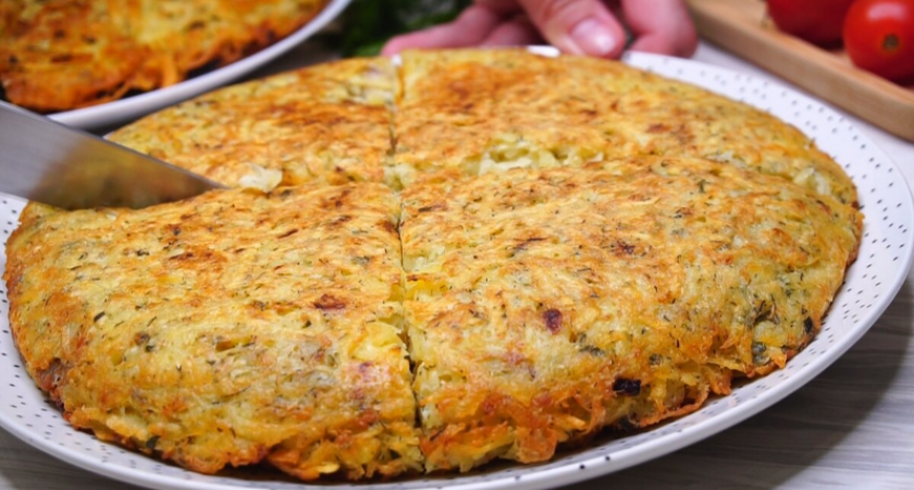 Картофельный пирог на сковороде: хоть на ужин, хоть на завтрак. Делюсь рецептом