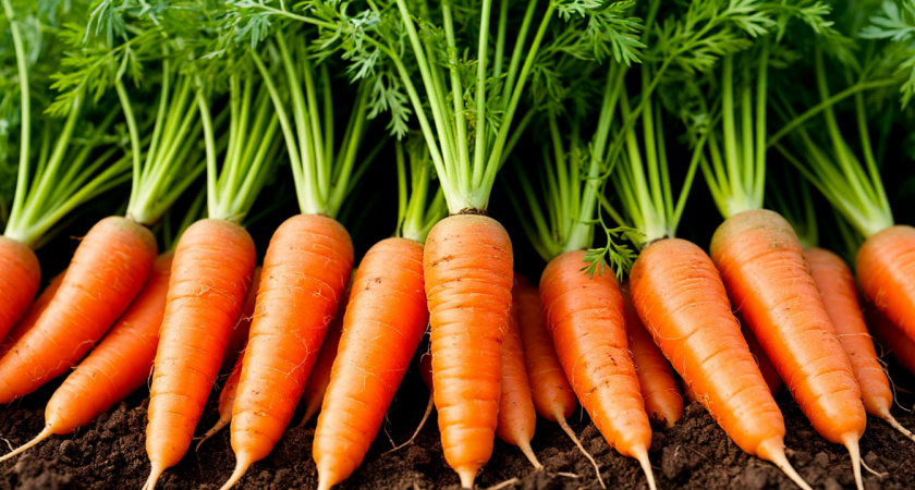 Последние 2 подкормки для моркови в июле и августе для ровных, крупных и сладких корнеплодов.