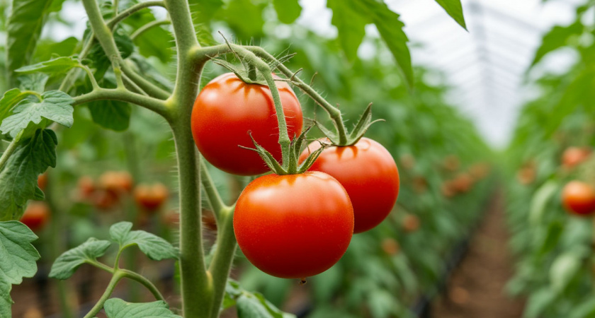 Формирую кусты томатов по правилу 5-2-1 в жару. Помидоры краснеют дружно, не дожидаясь прохлады