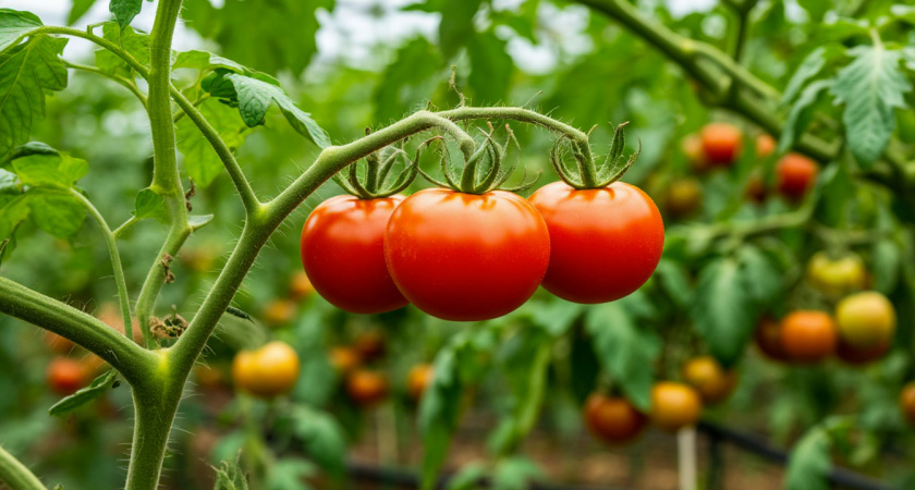 Соседи завидуют моим помидорам уже много лет. Прием в утреннем поливе до 9:00 с 1 добавкой