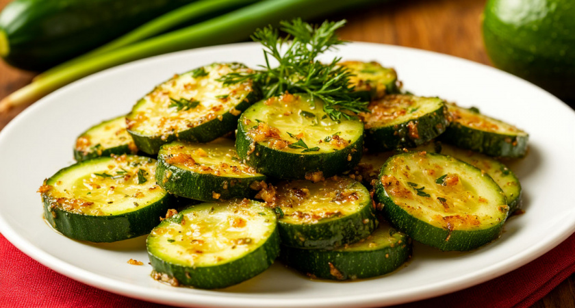 Пожарьте соленые огурцы, результат будет потрясающий. Никогда не ел такой вкусный салат, приготовлю на праздничный стол однозначно!