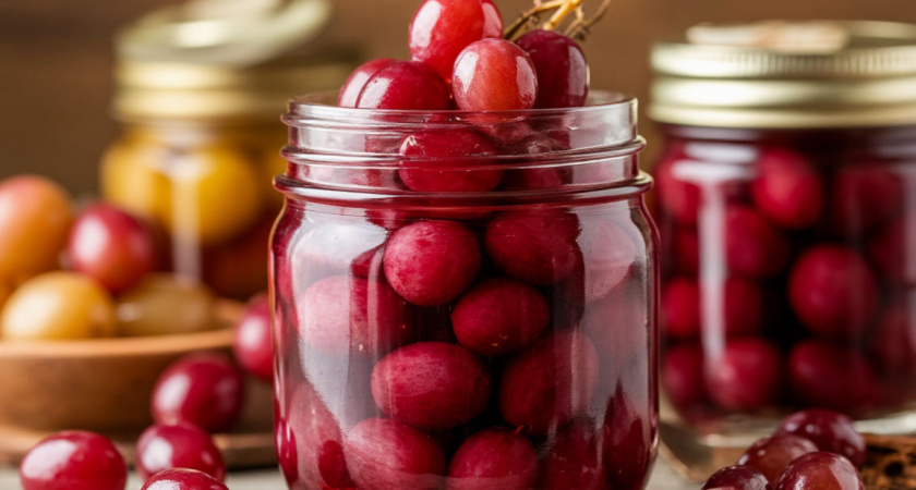 Нашла отличную замену оливкам и маринованным огурцам. Такую вкуснятину закатываю сама из обычного винограда