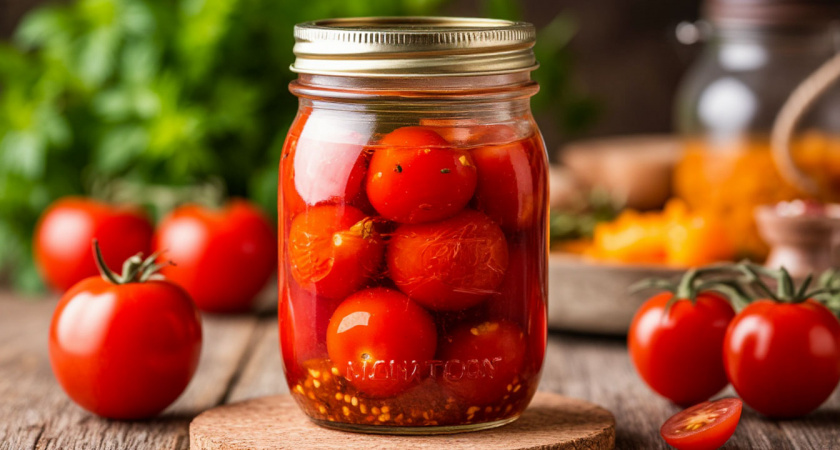 Повторяю каждый год: помидоры по-фински на зиму без уксуса и зелени (храню в квартире)