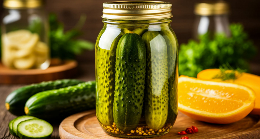 Консервирую переросшие огурцы по методу тещи. 3-4 банки съедают за неделю вместо обычных солений