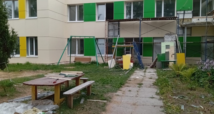 В селе Пасегово Кирово-Чепецкого района заканчивается ремонт детского сада