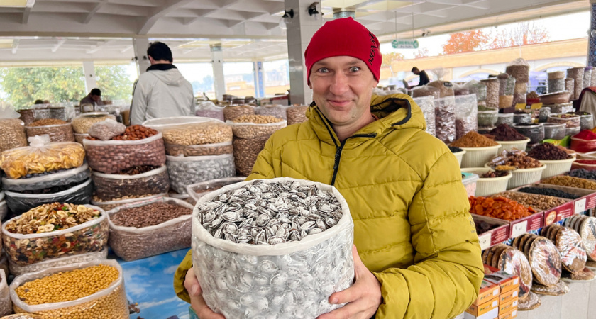 Узбекистан: проба 7 новых продуктов на "Сиабском базаре" в Самарканде