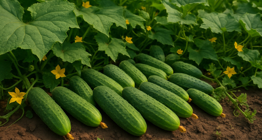 Соседка научила поливать огурцы сывороткой 3 способами. Теперь собираю до 15 кг с куста