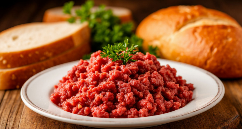 Из фарша и лука готовлю оригинальную холодную закуску (вкус ее не сравнится ни с чем)