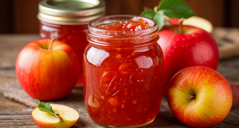 Бабушка оставила нам рецепт, и теперь яблочное варенье делаем только так: сколько ни закрути - все равно будет мало