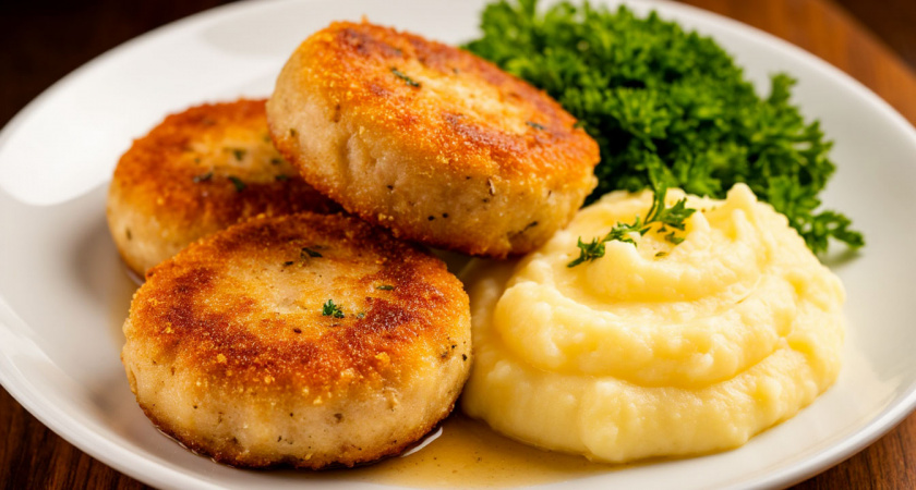 Котлеты из рыбных консервов, по вкусу не уступают мясным