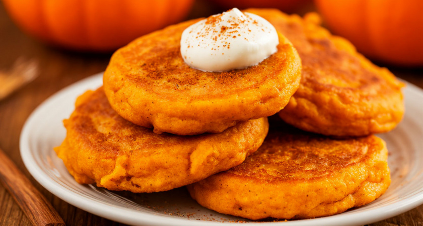 Не простые, а золотые — оладьи из тыквы: ради них вы будете сажать ее очень много