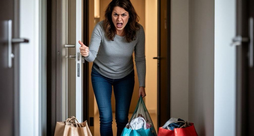 Услышала, как дочь называет меня старой коровой. Через час ее вещи лежали у двери