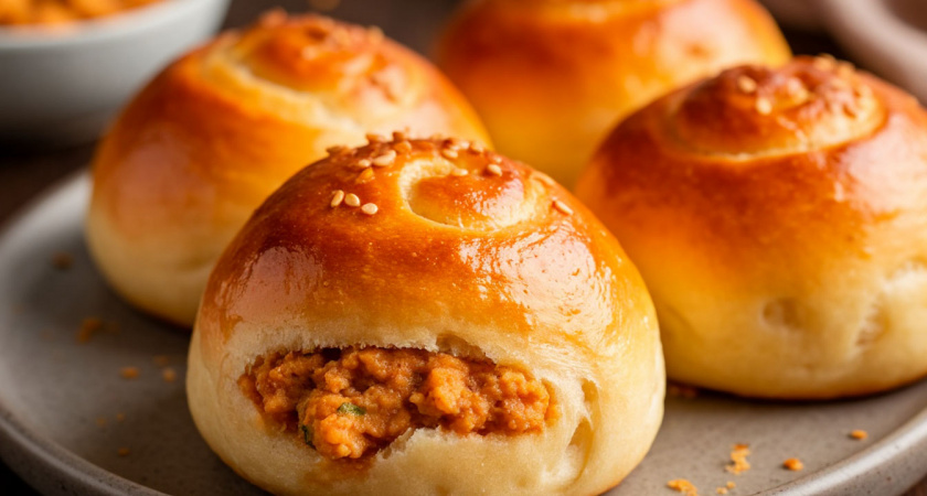 Мама попробовала булочки с мясом по-новому и теперь 2 месяца печёт только их: делюсь по-настоящему вкусным и проверенным рецептом