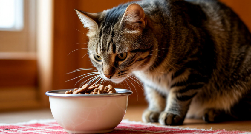 Почему кошка из влажного корма слизывает желе или соус, а кусочки оставляет