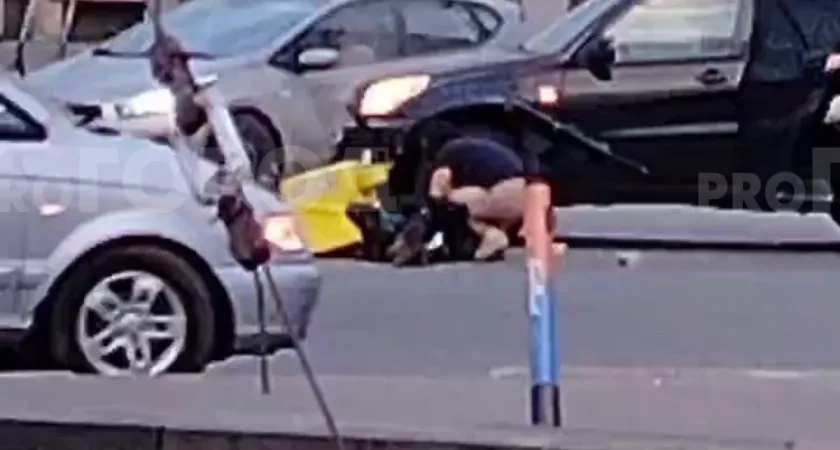 В Кирове в аварии с легковушкой пострадал курьер 