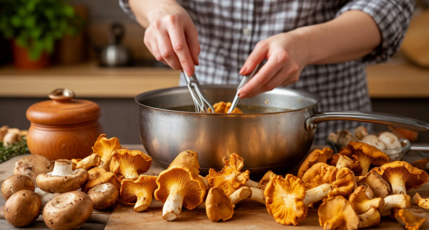 Совет дня: сколько варить лисички перед жаркой, заморозкой и засолкой?