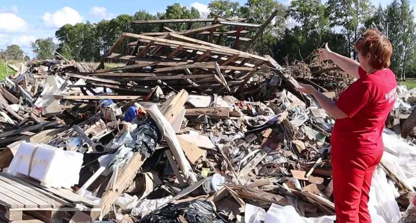 Свалка размером с футбольное поле обнаружена в Кирово-Чепецком районе