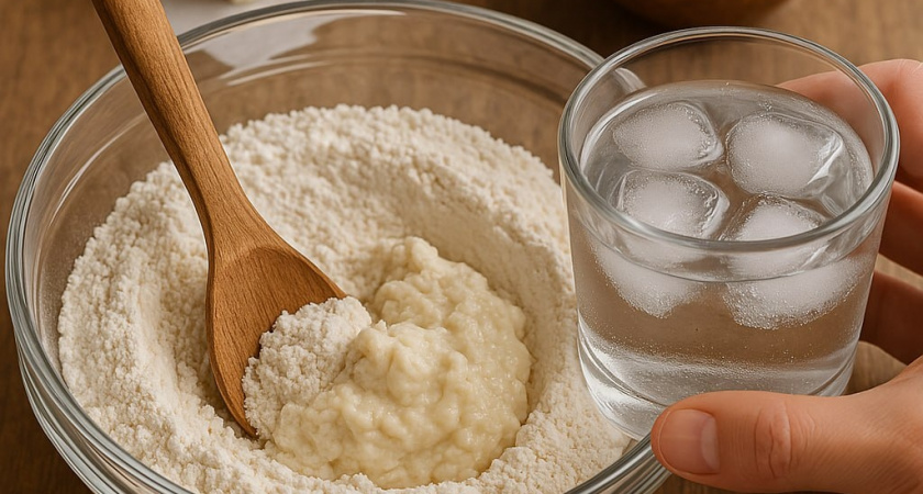 Повар из дорого ресторана подсказал почему он всегда использует ледяную воду при замесе теста. Хитрость, о которой я бы точно не догадалась