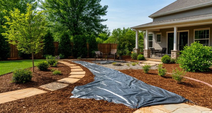 Накрыл, снял и пожалел 100 раз: почему нельзя укрывать геотекстилем землю от сорняков. Оказалось, что всё дело в самом материале