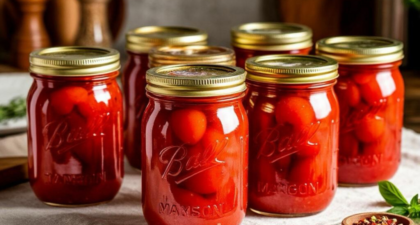 Особенные помидоры с луком на зиму: салат, который не стыдно открыть даже на празднике