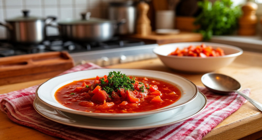 Добавьте это в борщ — он удивит новым вкусом станет рубиновым. Делюсь проверенным рецепт от бабушки Прасковьи