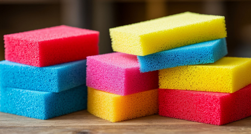 Только в 50 лет узнала, почему губки для мытья посуды разных цветов: правда, которую от нас скрывали