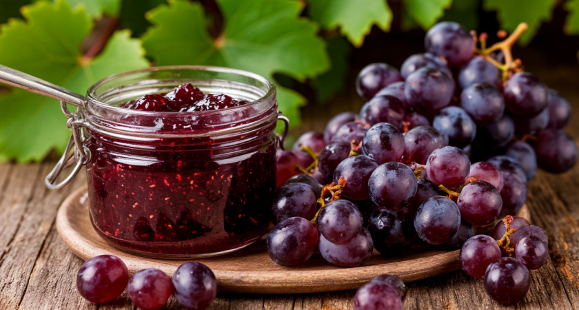 Научила подруга с Юга: теперь всегда готовлю варенье из винограда - получается настоящий деликатес