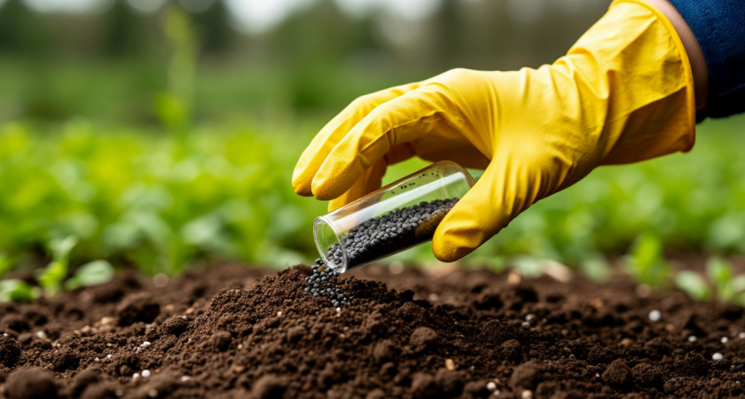 Теперь все грядки проливаю этим копеечным раствором: маленький пузырек заменяет 100 кг навоза