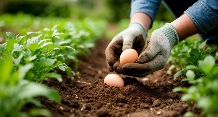 Мой секрет, который переняли все соседи: что происходит, если закопать яйцо в грядку