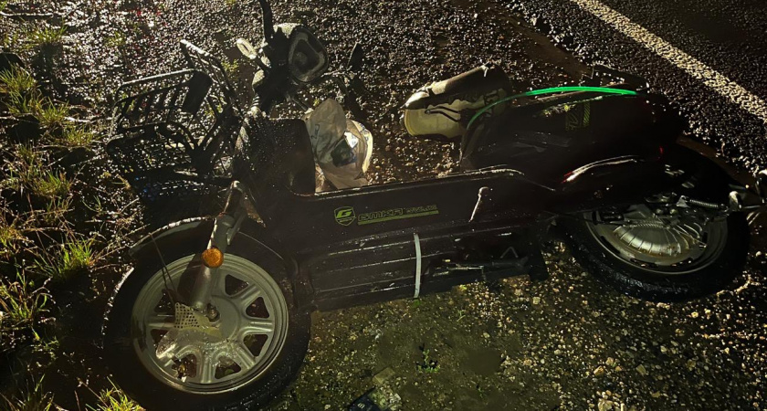 Водитель электроскутера погиб, попав под авто на трассе в Кирово-Чепецком районе