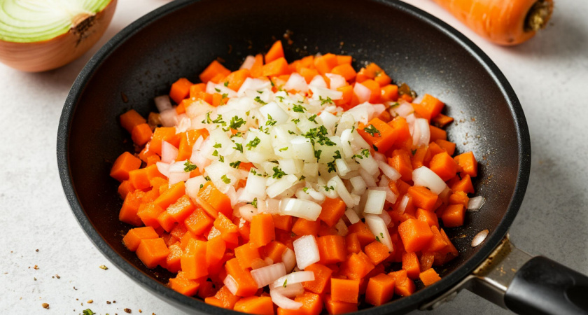 Почему шеф-повара жарят лук и морковь раздельно: техника, меняющая вкус блюда