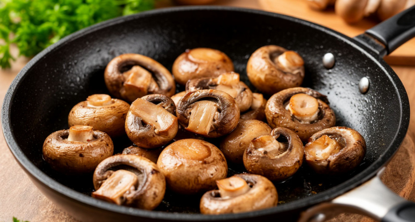 Хрустящие грибы без воды: простой трюк, который изменит ваши блюда