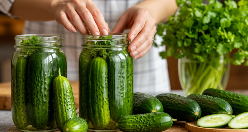 Проще не придумаешь: заготовка огурцов на зиму без стерилизации - пошаговый рецепт