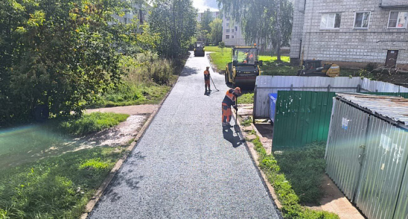 В Кирово-Чепецке завершился ремонт автодорог