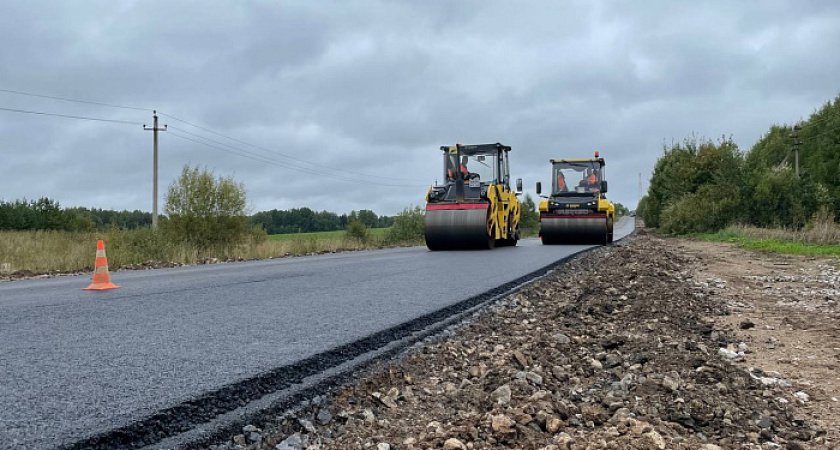 В Кировской области ремонт дороги Фаленки - Леваны выполнен на 85 процентов