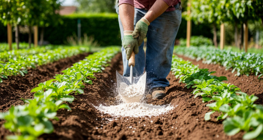 «Муку» — на грядки: простой трюк, который делает землю пушистой и плодородной без навоза