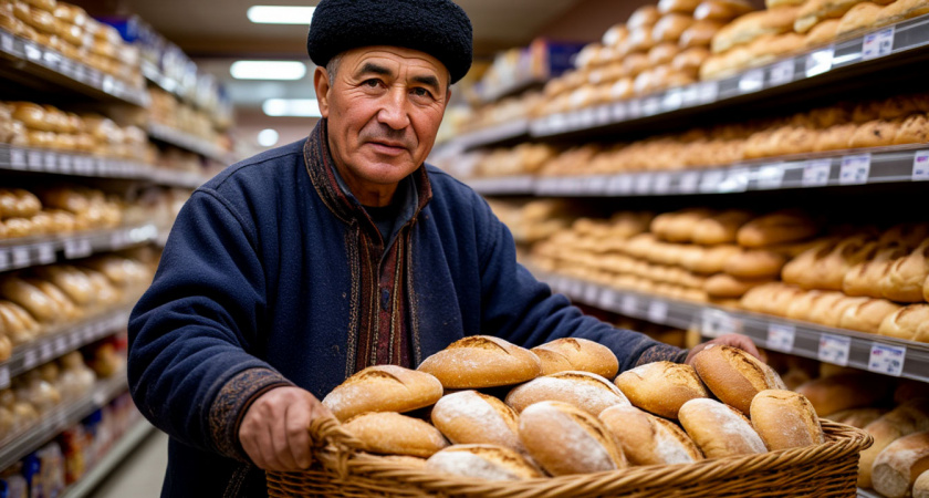 Встретил в магазине узбека с целой тележкой батонов - зачем ему такие запасы хлеба