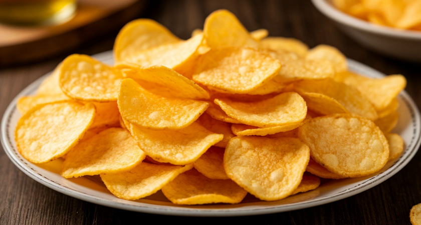 Чипсы «Два вкуса»: мой хит для детских перекусов. Готовятся за 15 минут, а съедаются за 2