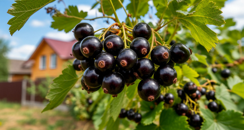 После такого «опудривания» в сентябре смородина будет с 5 рублёвую монету: средство, которое прогонит всех вредителей