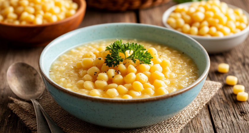 Ужин в настоящей абхазской семье: хозяйка научила меня есть мамалыгу, как это делают горцы