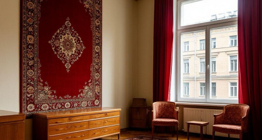 Не для красоты: зачем в СССР вешали ковры на стену. Причина, о которой вы не догадывались