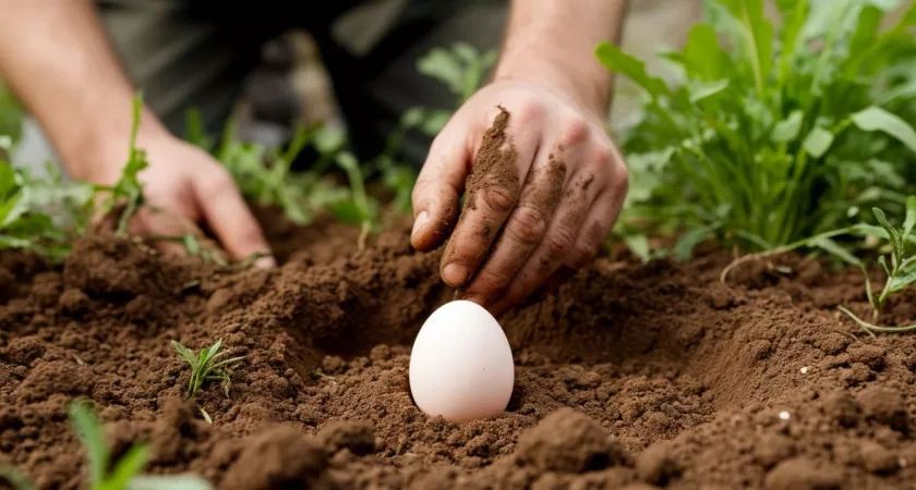 Соседи смеялись, когда я закапывала в огороде сырое яйцо, а теперь сами так делают