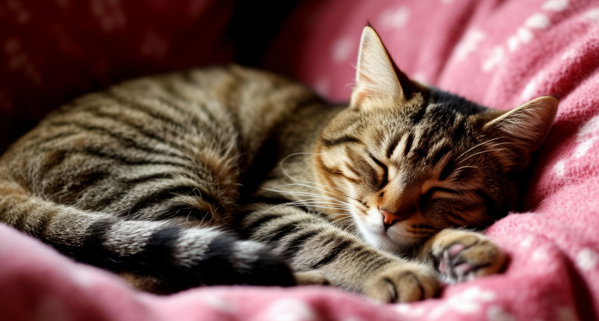 Как спит ваша кошка? Эта милая поза может быть тревожным звоночком - на что обратить внимание