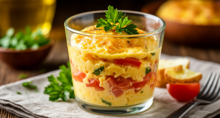 Яичницу на сковородке больше не жарю — беру простой стакан: получается в миллион раз вкуснее