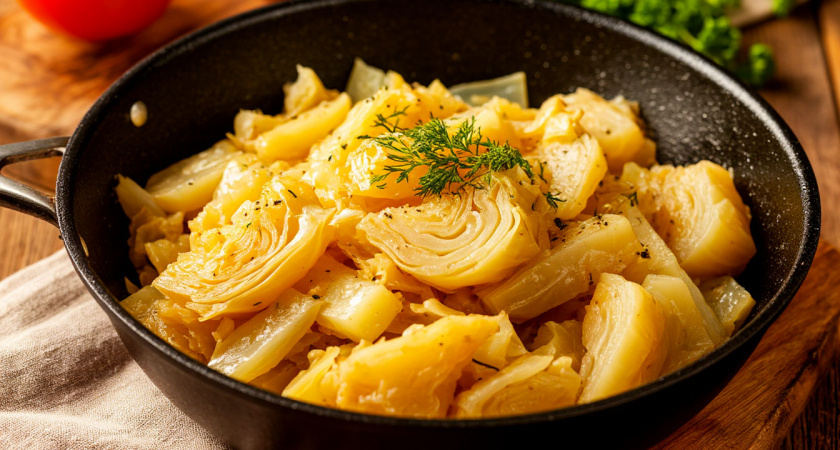 Жарю белокочанную капусту только так – никто не понимает, из чего блюдо, но все дружно просят добавки