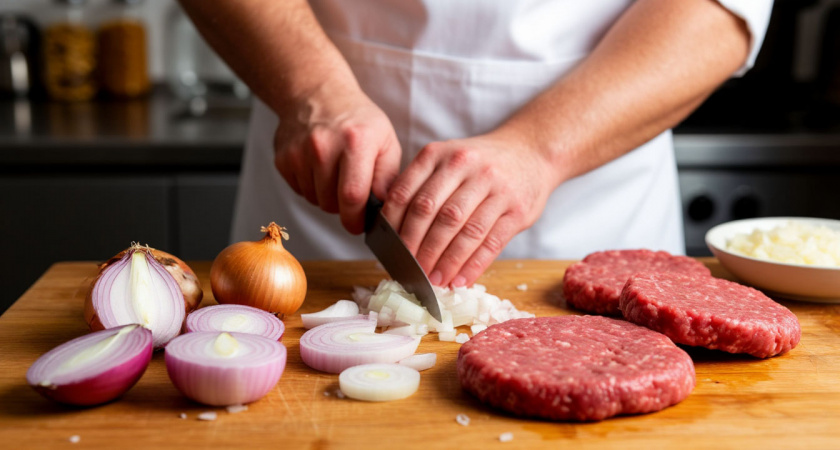 Лук для котлет: резать, тереть или молоть: однозначный ответ шеф-повара избавит вас от сомнений навсегда