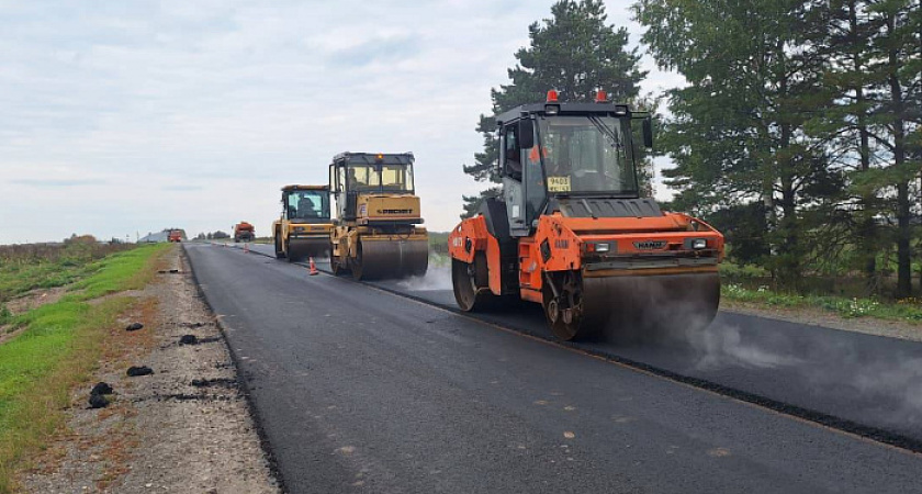 В Кировской области заканчивается ремонт дороги Криуша - Советск - Лебяжье